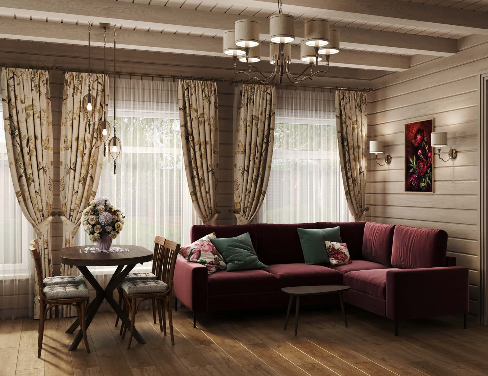 Кухня-гостиная