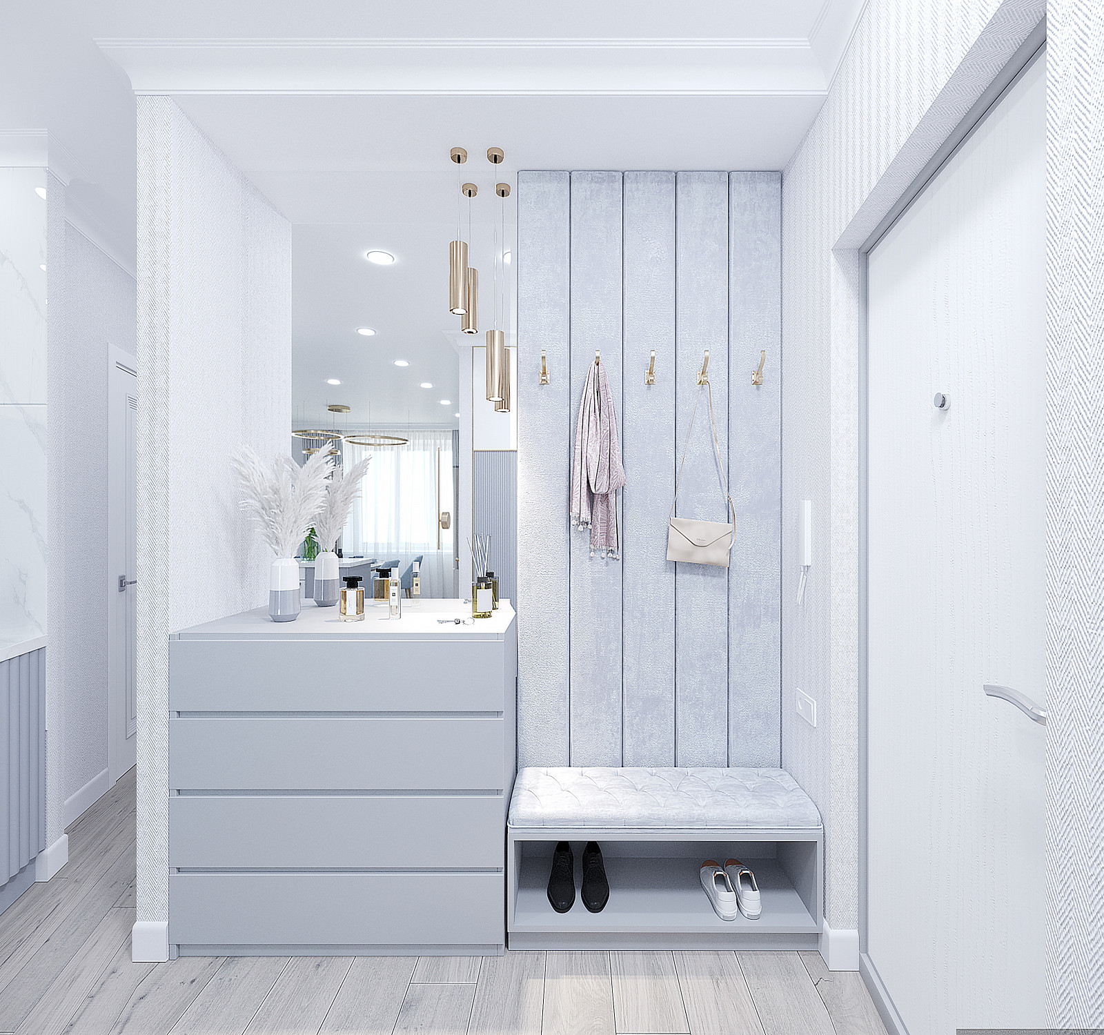 В голубой дымке