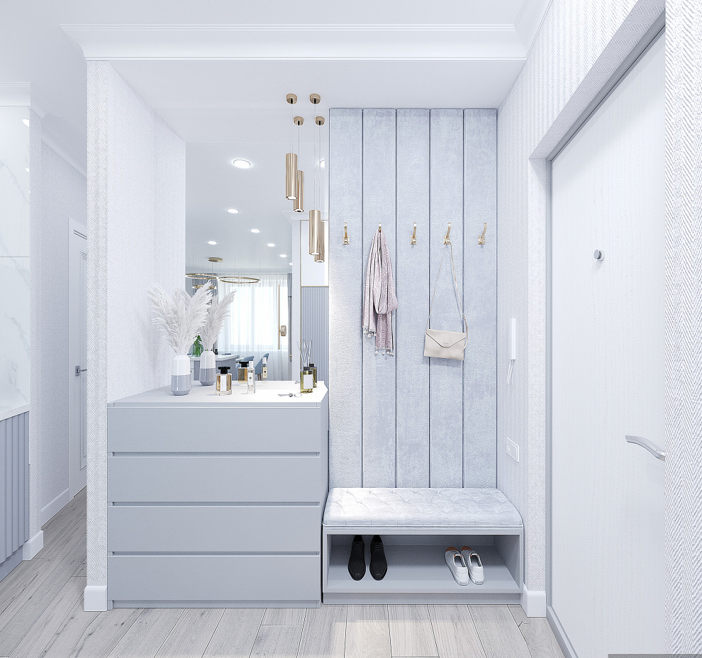 В голубой дымке