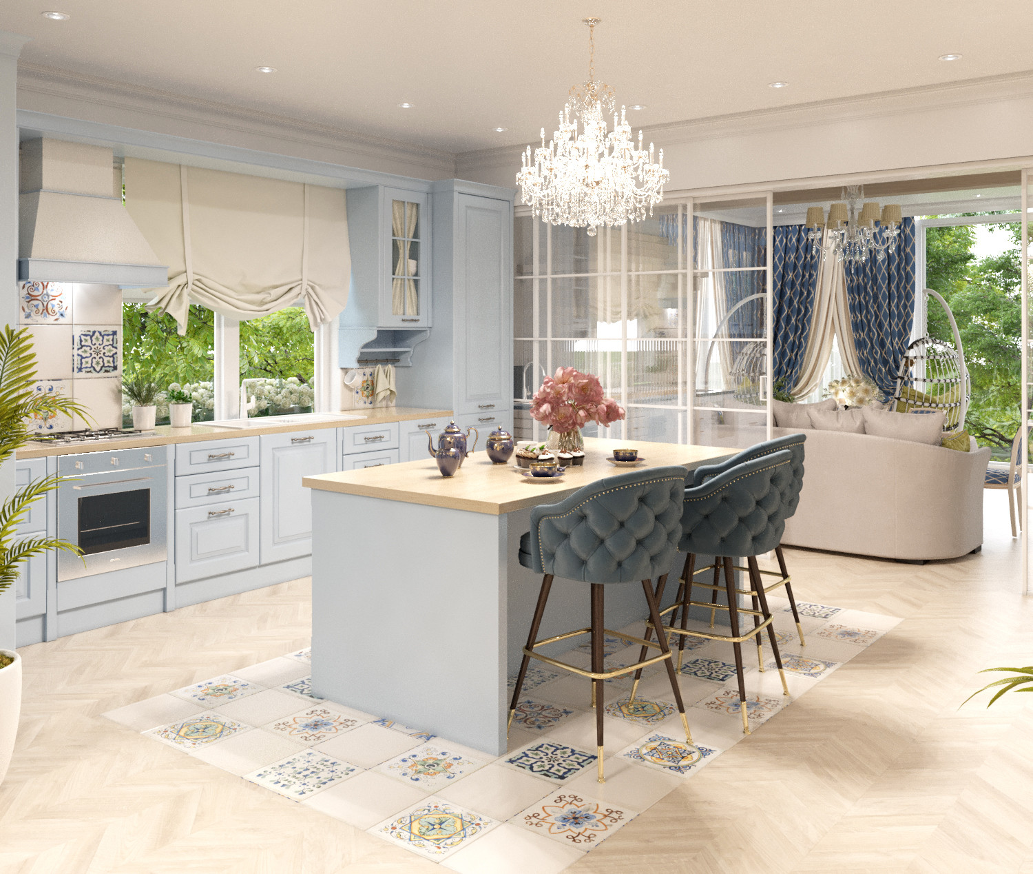 Interior Design in provice style