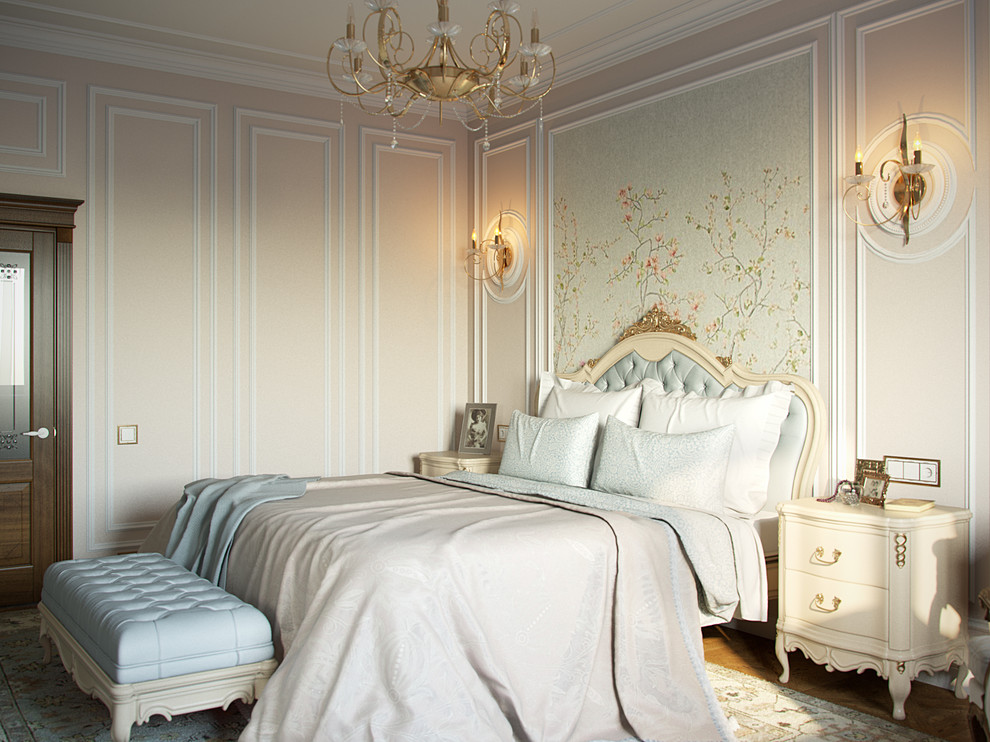 Дизайн спальни в пастельных тонах