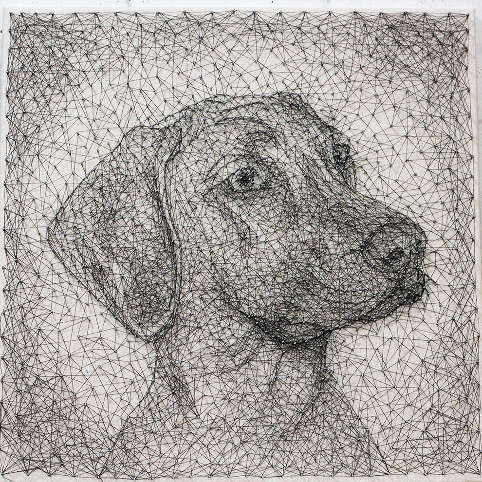 Портреты по фото в стиле стрингарт