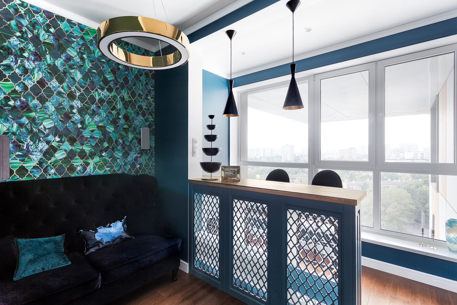 Классический интерьер с элементами арт-деко