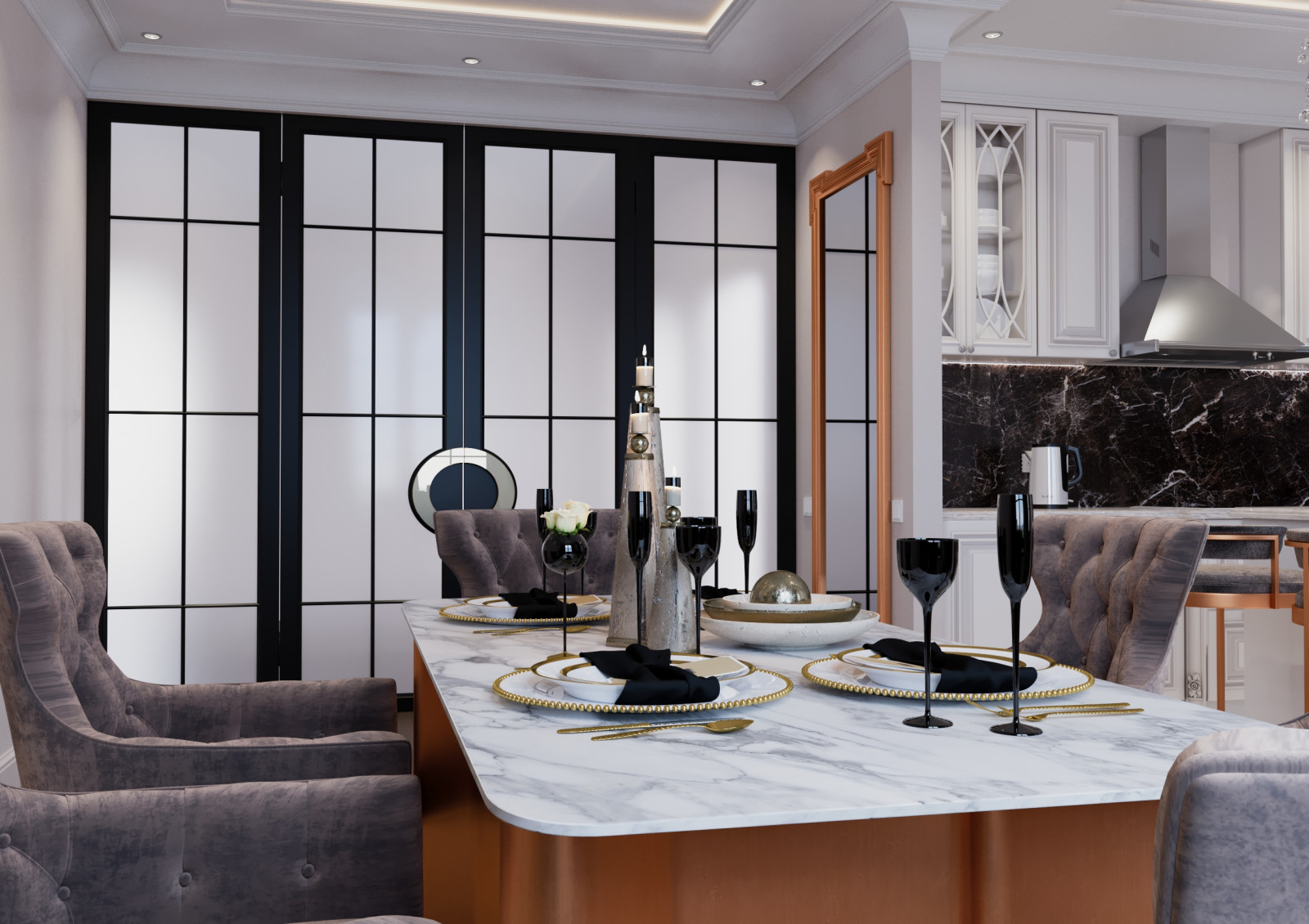 Квартира на Петроградке в стиле Ар-деко