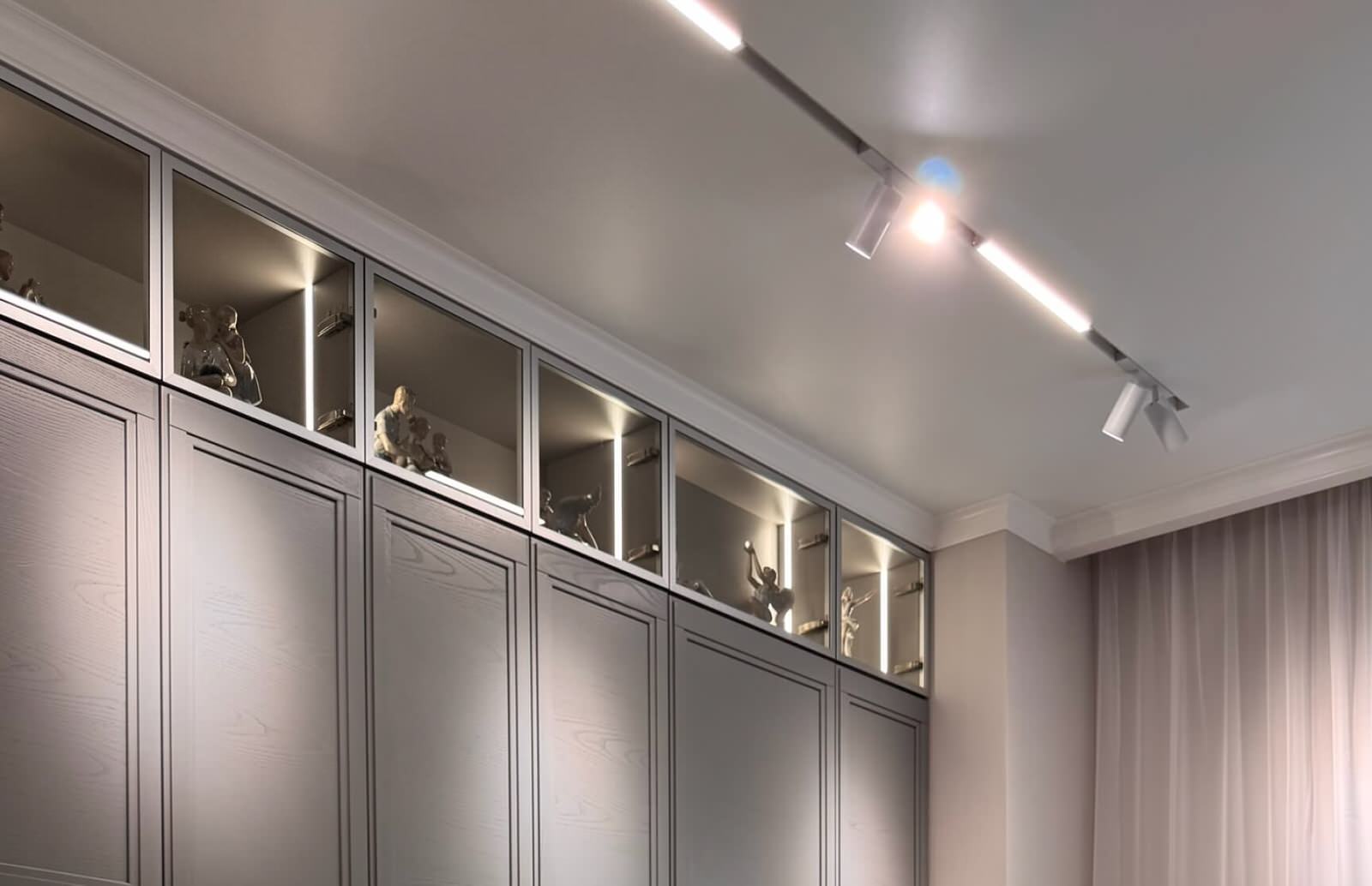 Кухня Фреда в цвете Грейхаун от дизайнера