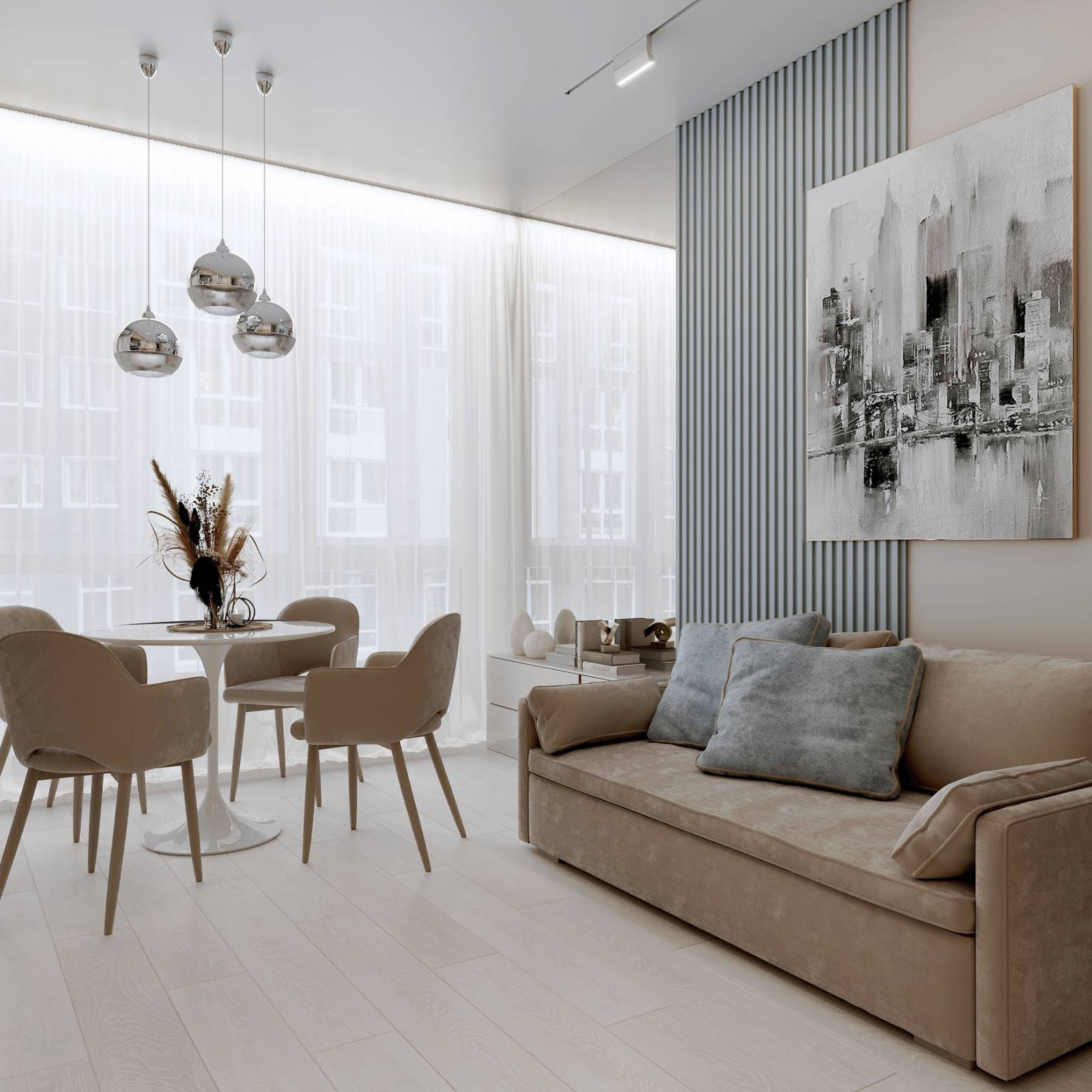 Монтаж гипсовых 3д панелей