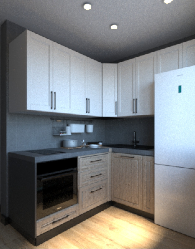 Кухня в стиле лофт для Холостяка