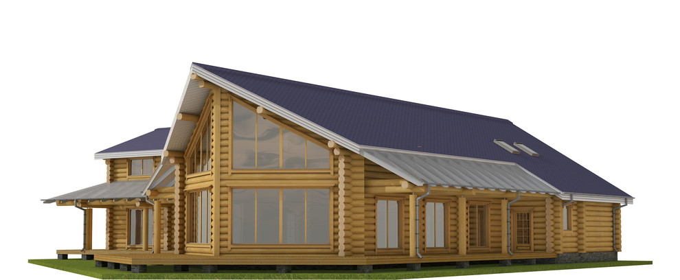 Обложка проекта: Дом из рубленого бревна