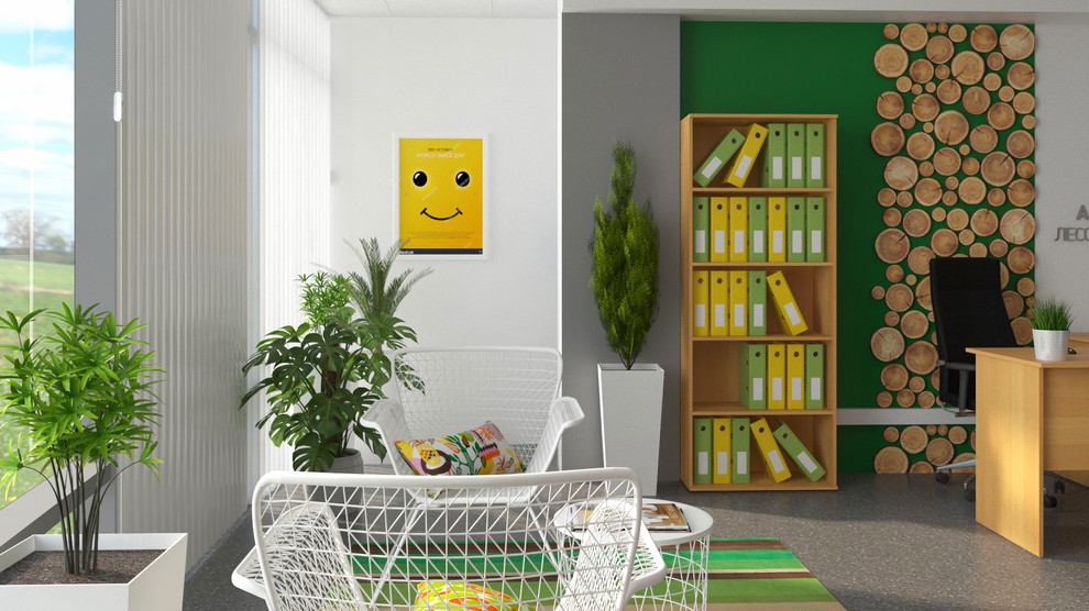 Обложка проекта: Визуализация офиса с существующей мебелью