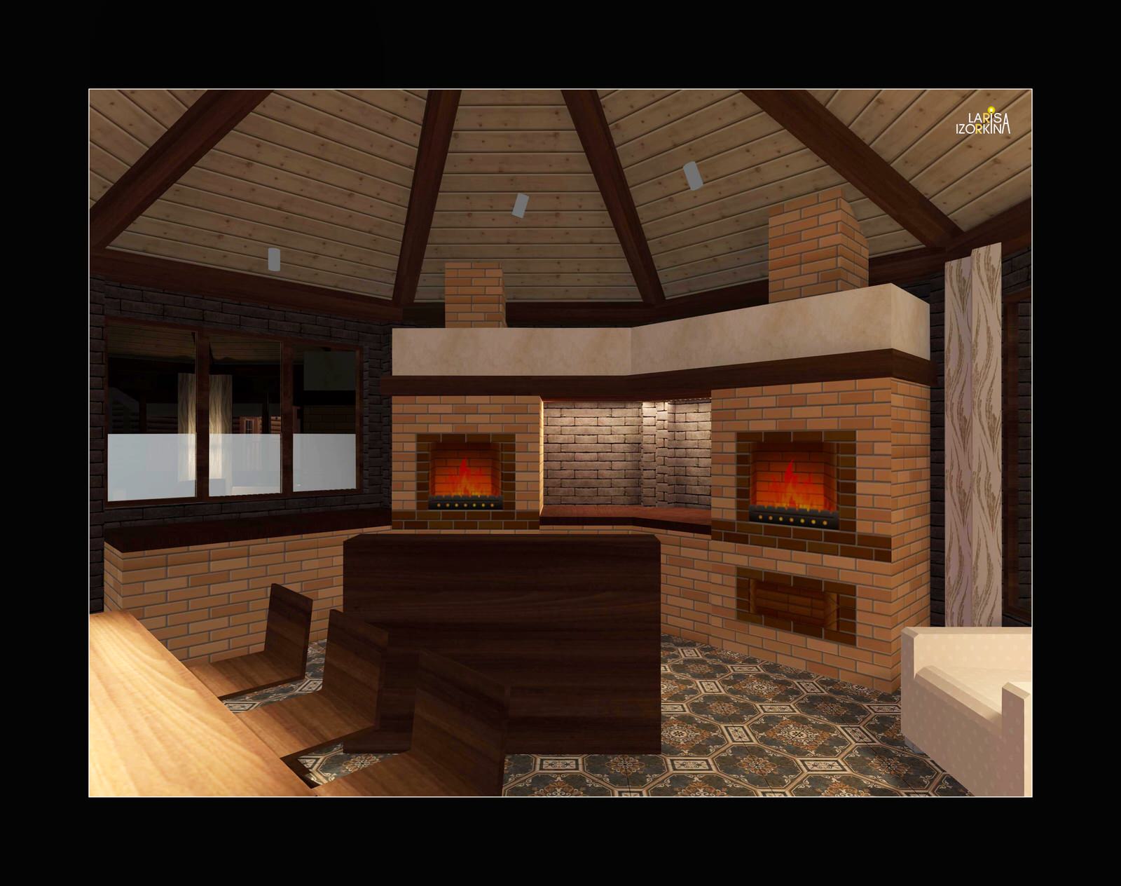 Обложка проекта: Интерьерное освещение беседки