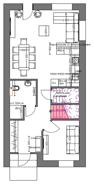 Первый этаж