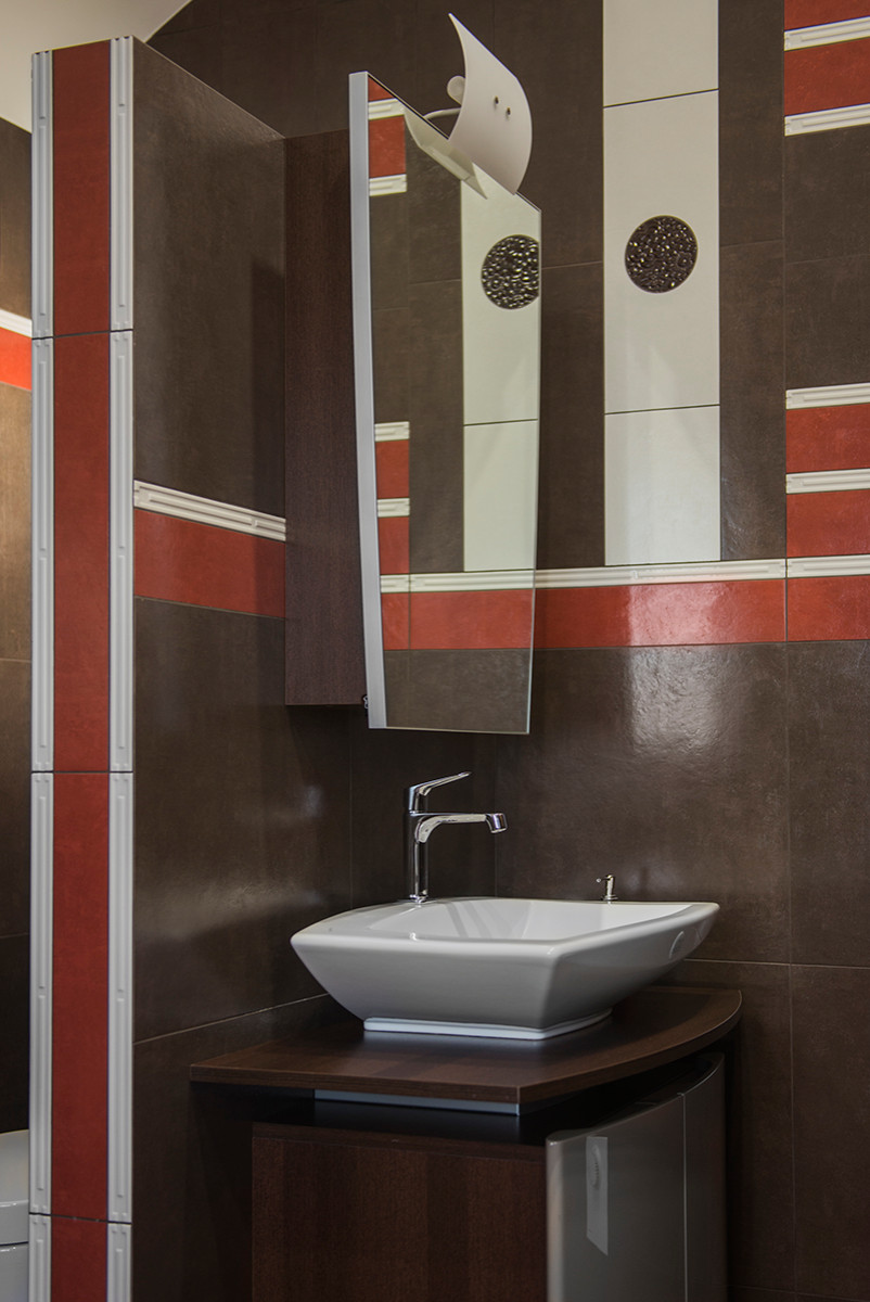 Дом из бруса в поселке Гавриково. Санузлы.