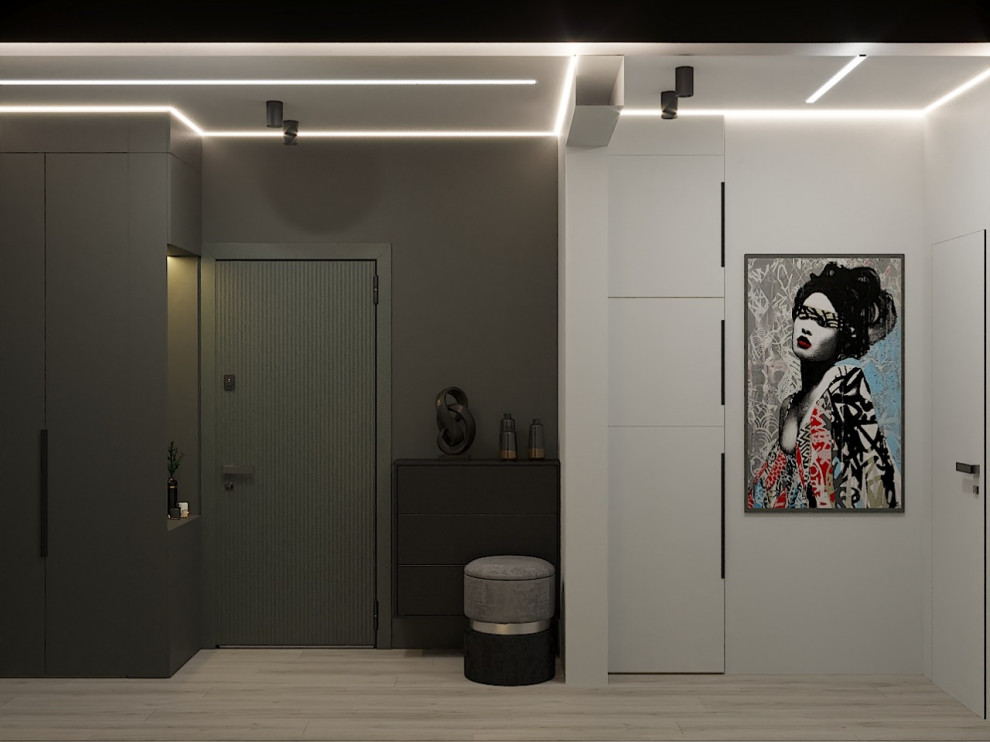 Квартира в темных тонах