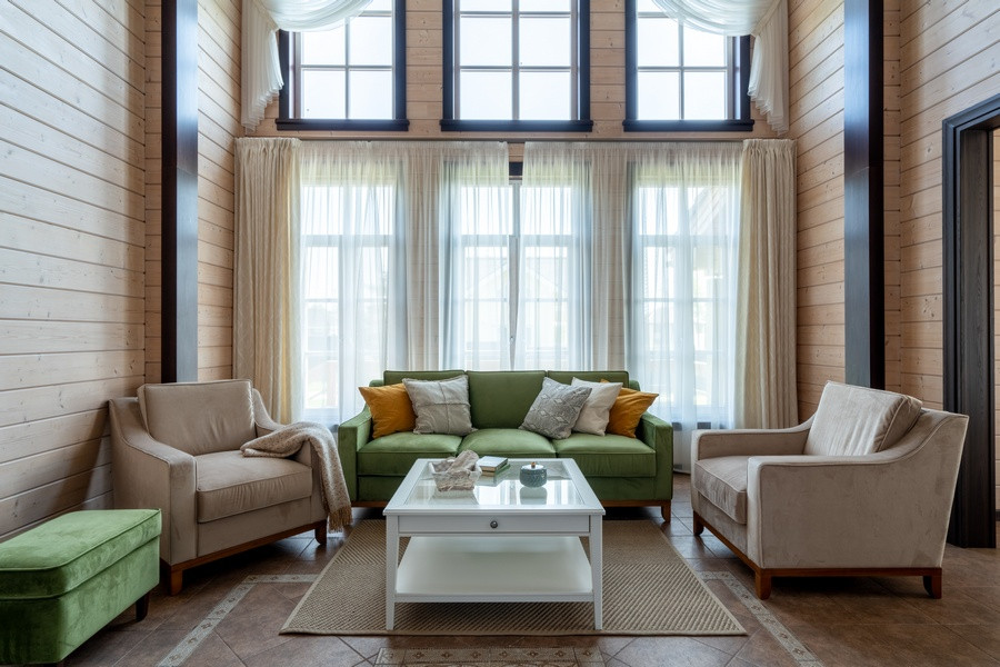 Коттедж  из клееного бруса для семьи из 4 человек