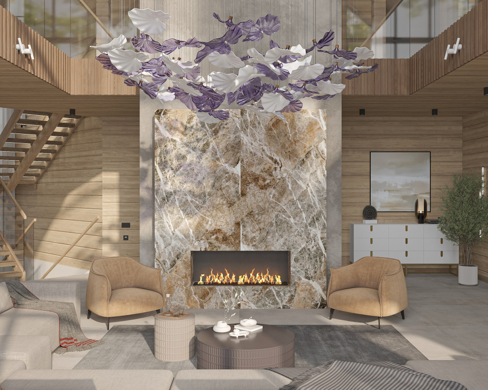 Загородный дом из клееного бруса