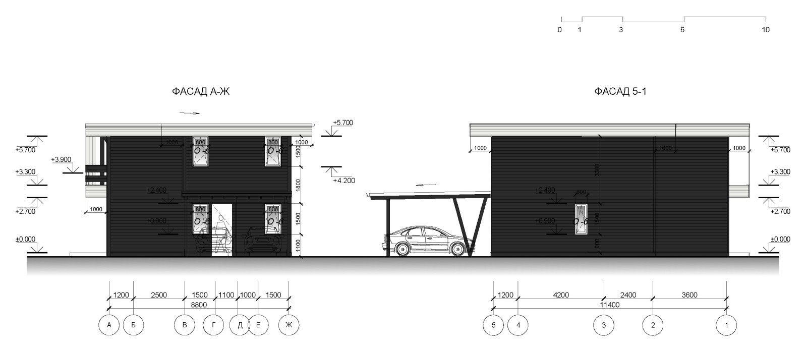 Каркасный дом в Зимней Горке