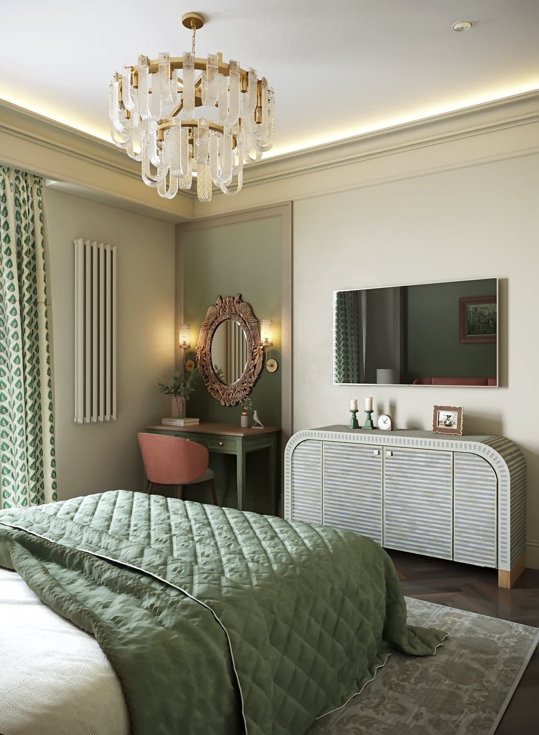 Обложка проекта: Кораллово-оливковый микс