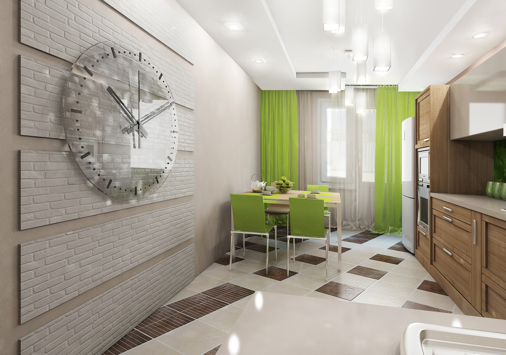 Дом с оттенком зеленого