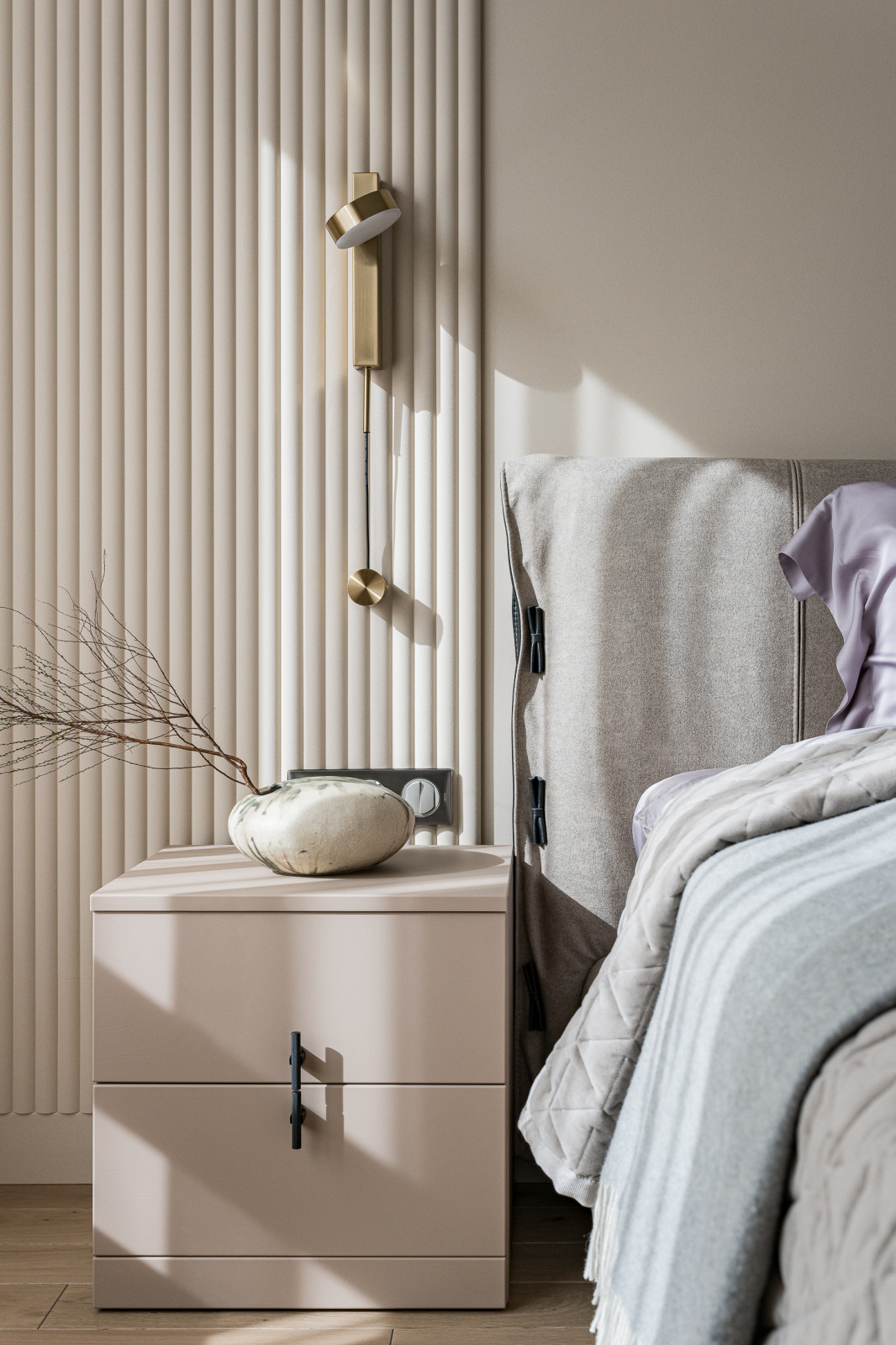 Фото спальни из реализованного проекта