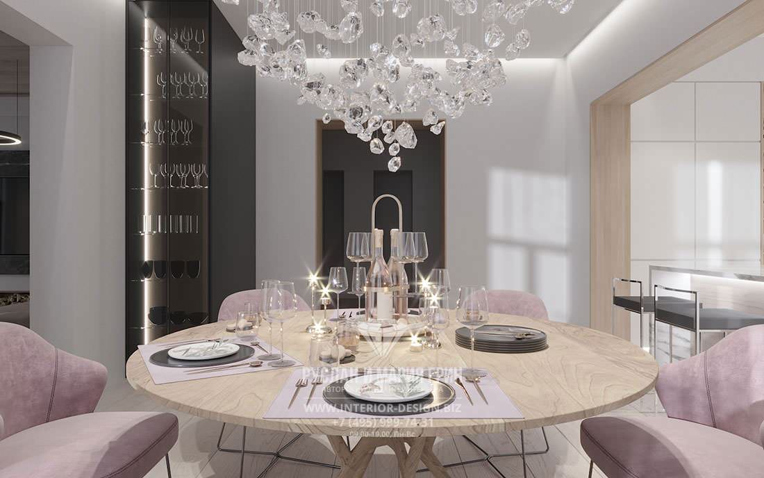 Обложка проекта: Дизайн двухуровневой квартиры в современном стиле