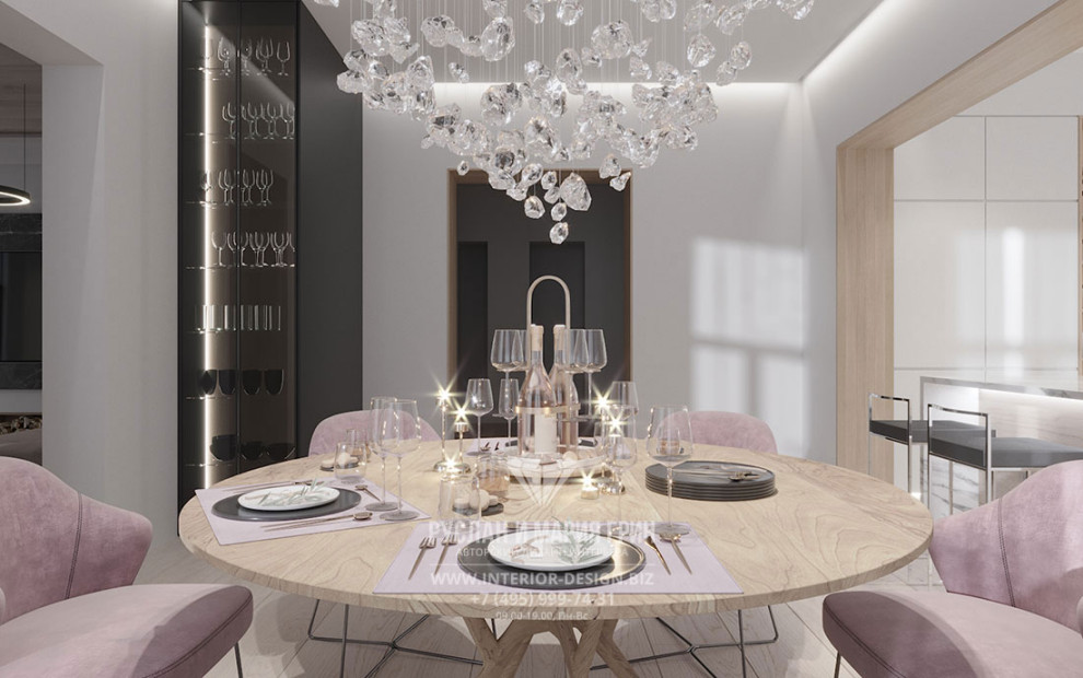 Обложка проекта: Дизайн двухуровневой квартиры в современном стиле