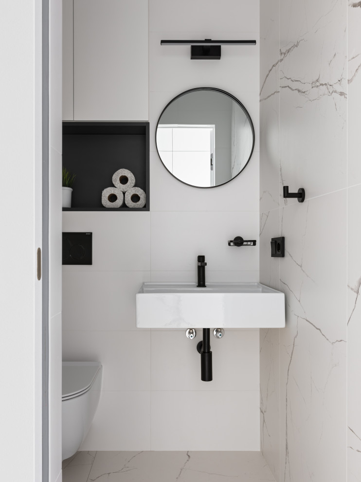 Цветовой минимализм в арендной квартире .