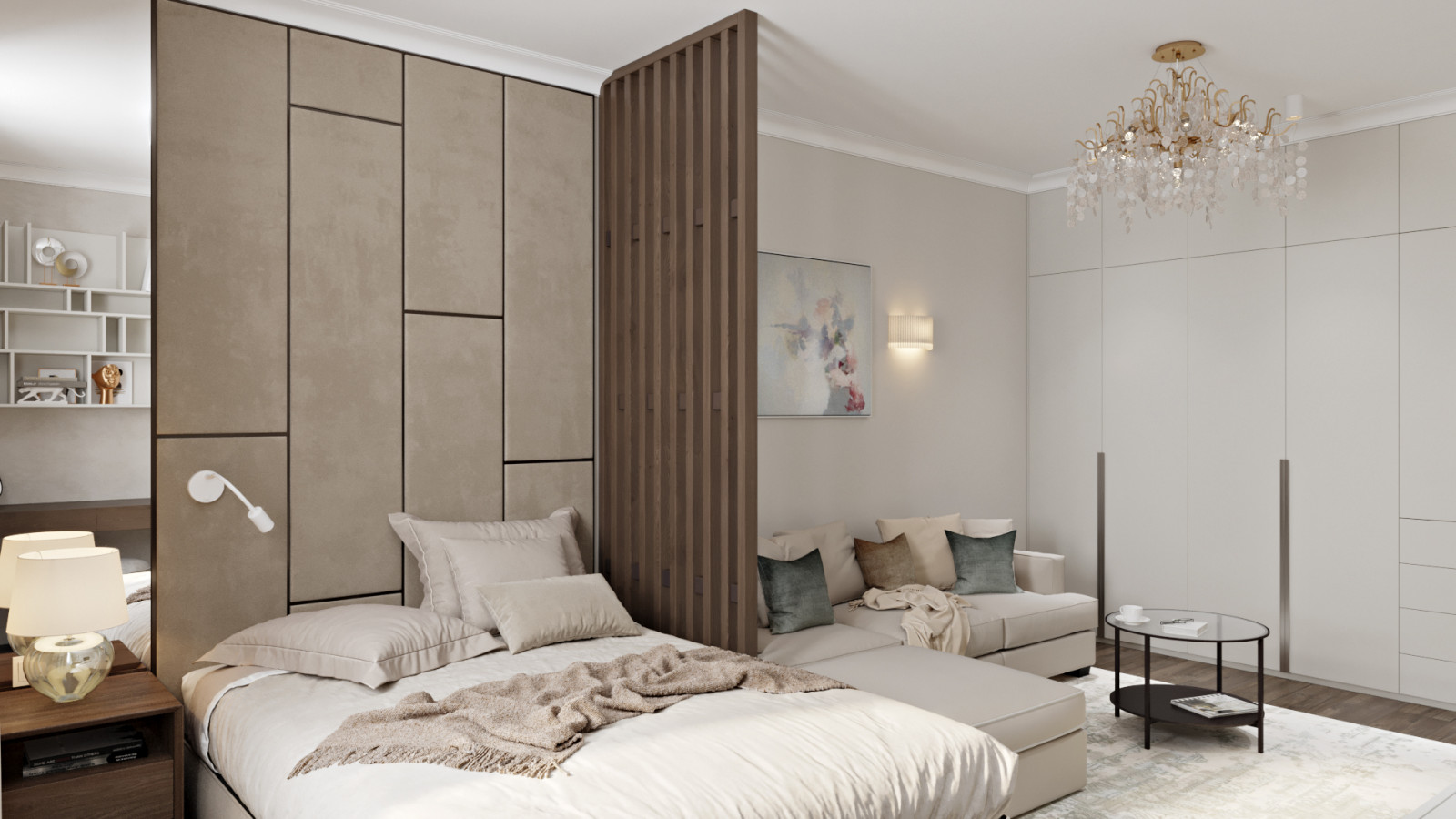 Гостиная-спальня