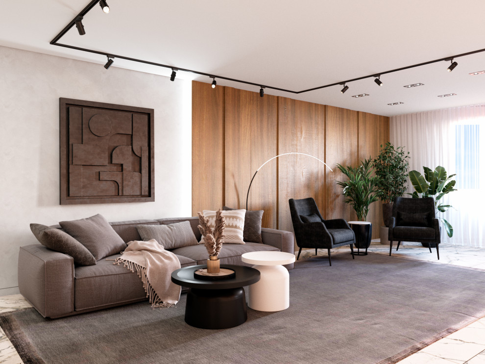 Обложка проекта: Дизайн-проект 3-х комнатной квартиры в Хабаровске