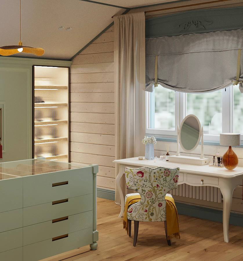 Загородный дом на озере, 230 м2