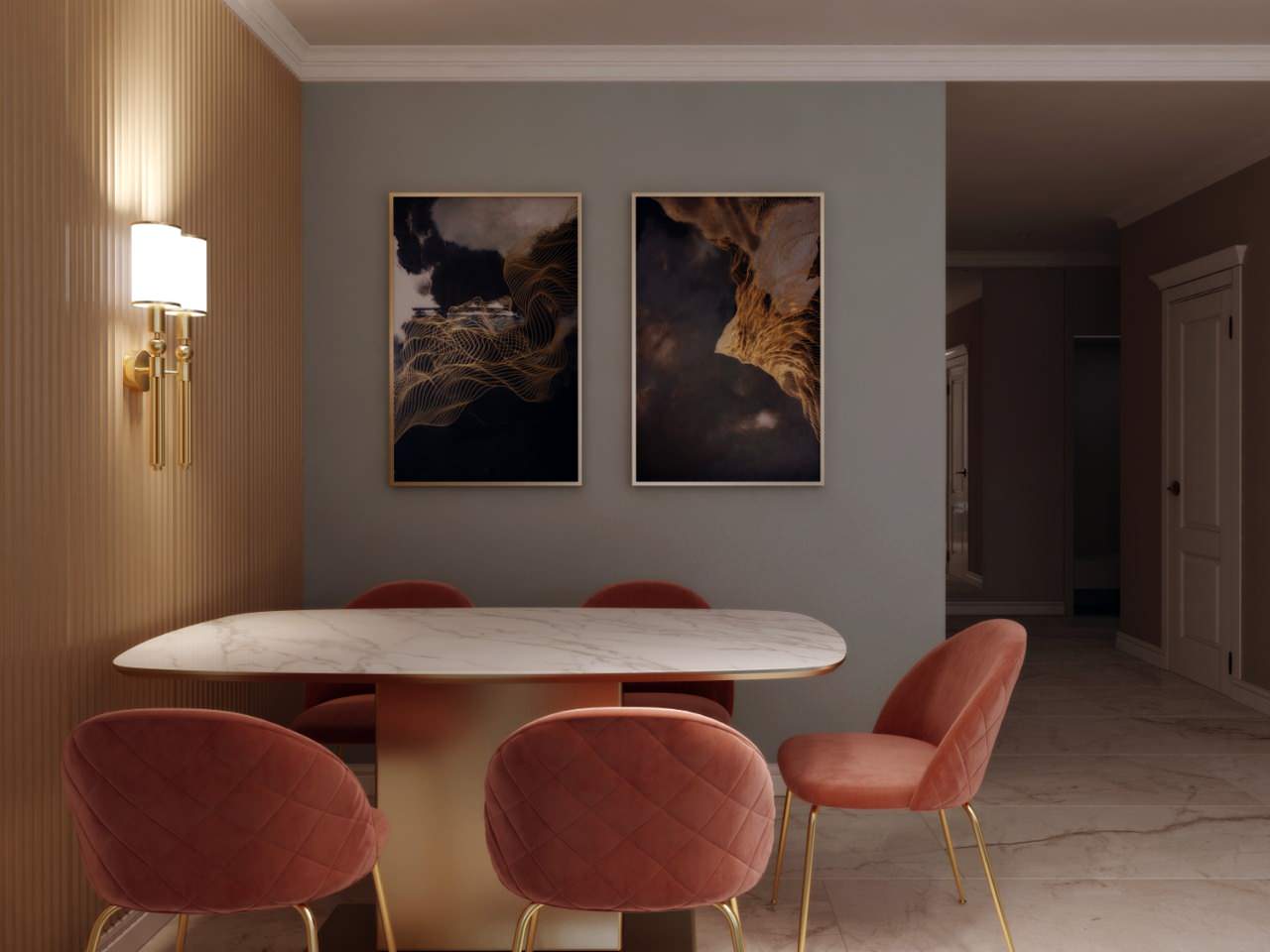 2001 - Гостиная - кухня (вариант 1)