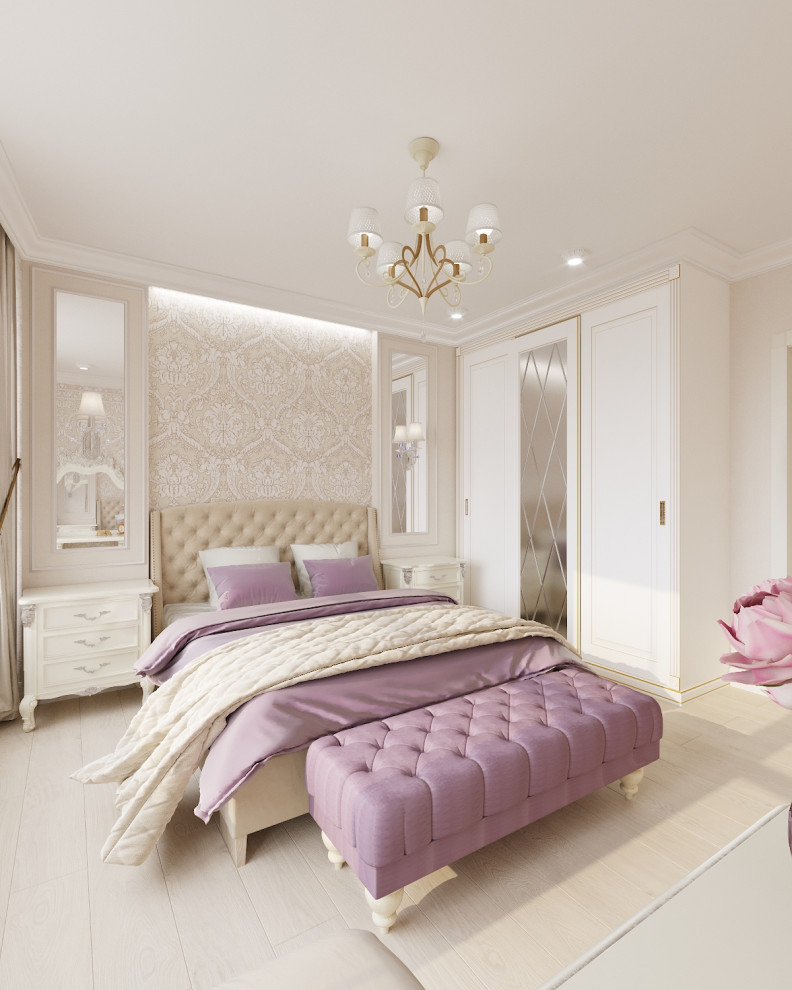 Проект 3х-комнатной квартиры в классическом стиле, ЖК Тихая Роща 2, г.Уфа.