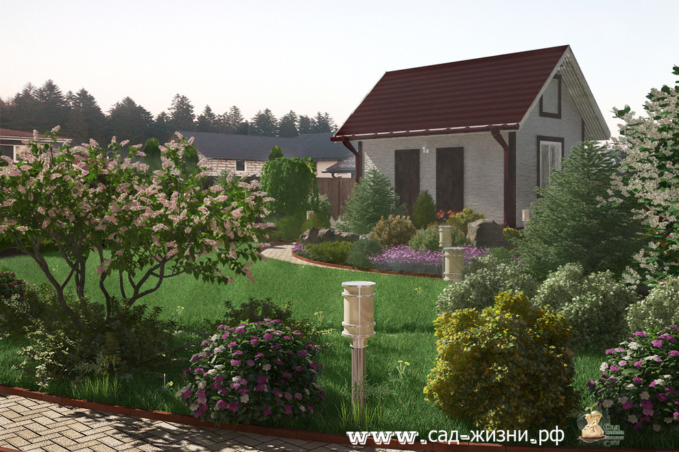 Дизайн частного участка в г. Малый Петербург