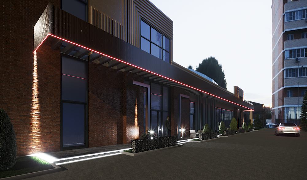 Эскиз Административного здания г. Краснодар