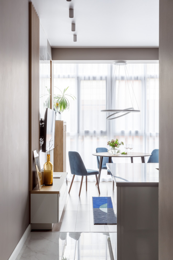 Светлая квартира с яркими акцентами 51 м²