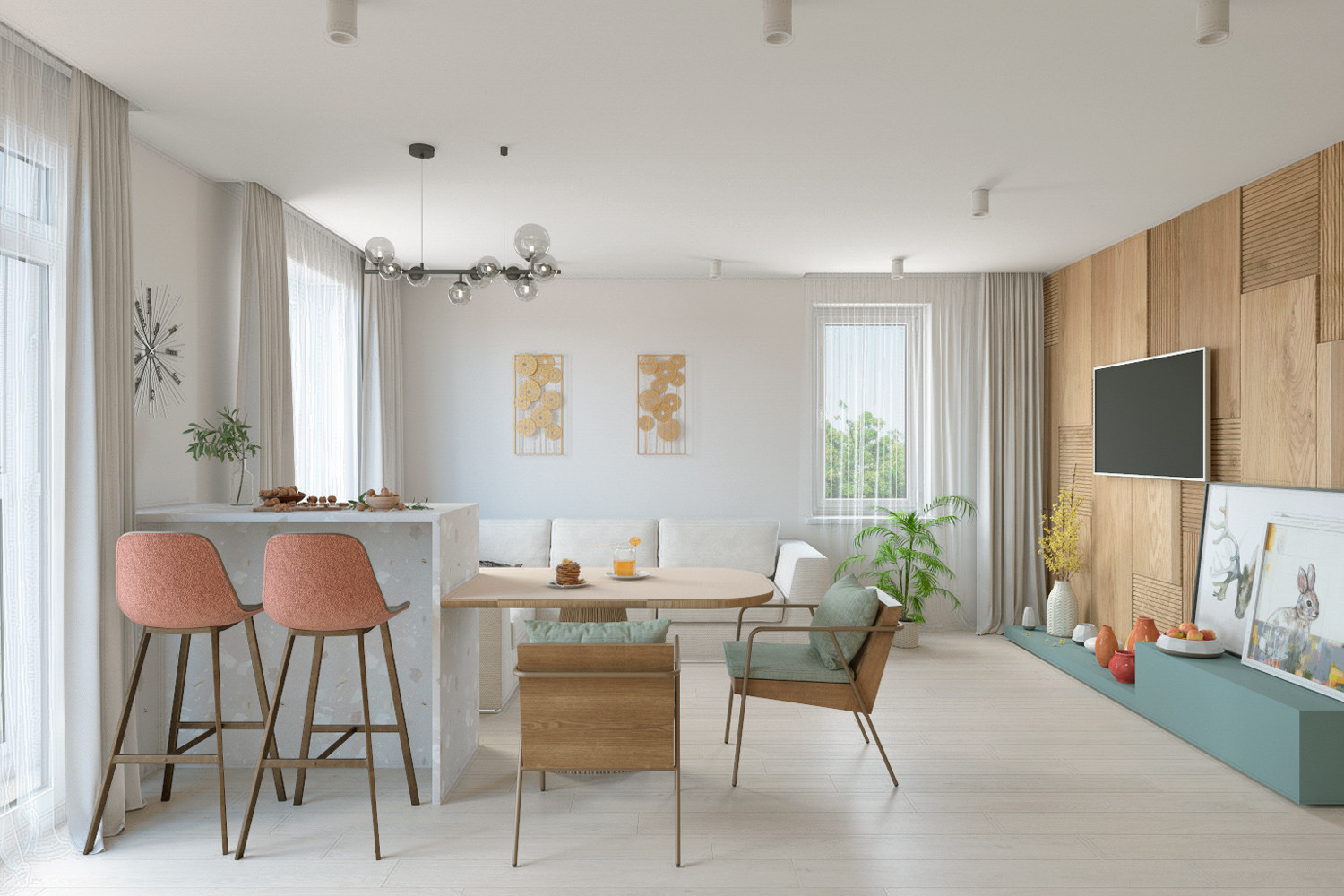 Обложка проекта: г. Калининград, ЖК Город мастеров, 3 к. квартира