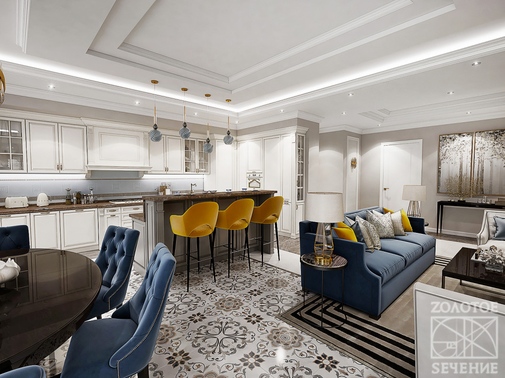 Современная классика в интерьере загородного дома