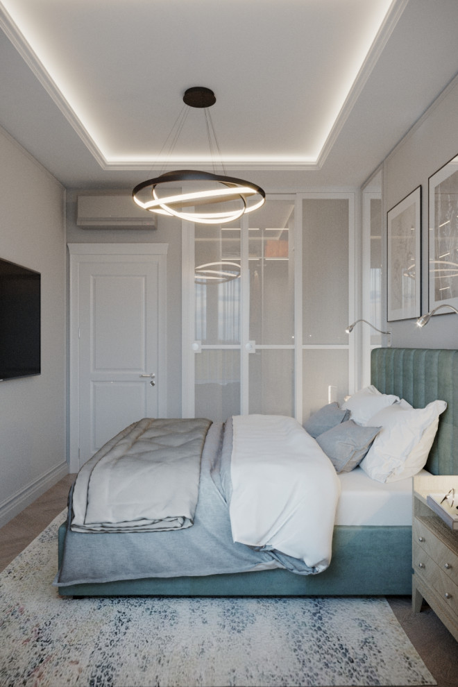 Дизайн проект квартиры в стиле легкая классика ЖК Сердце столицы