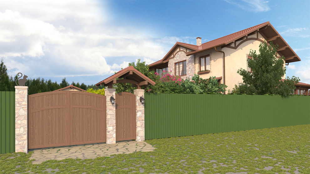 Индивидуальный загородный дом с участком