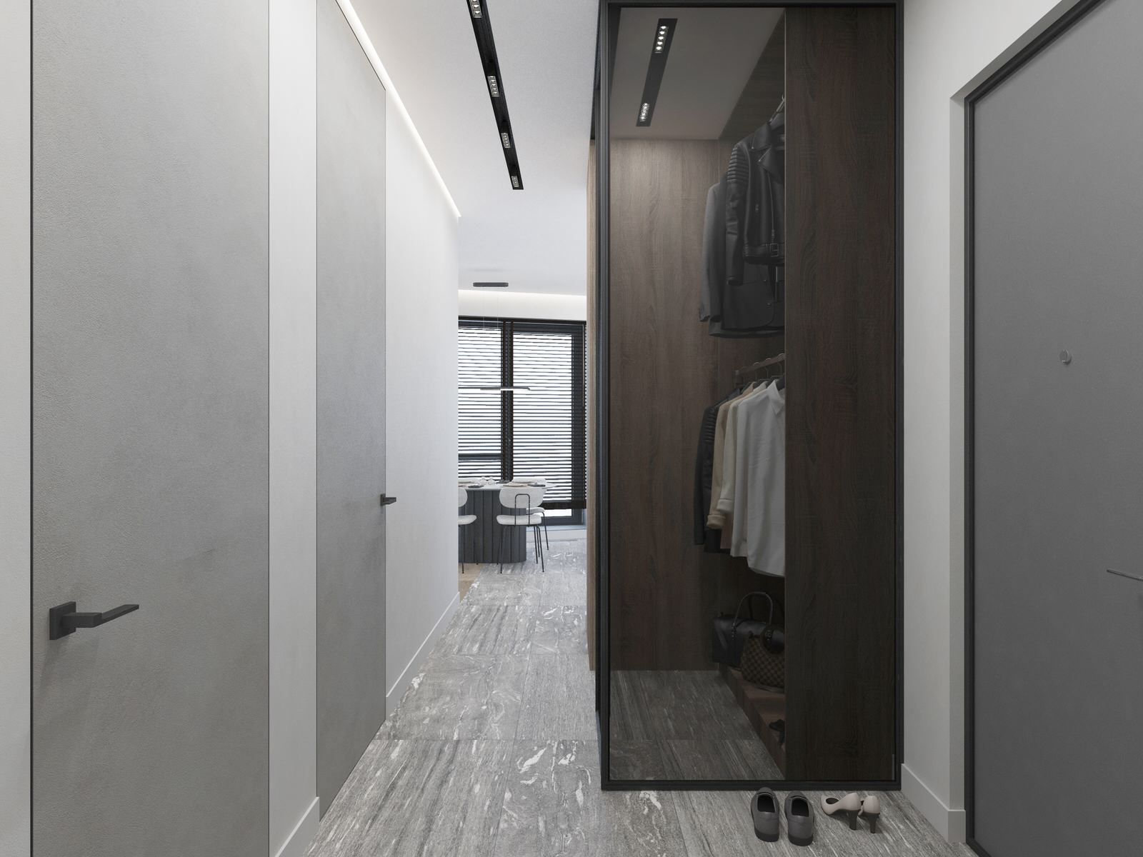 Минималистичный интерьер для молодой семьи