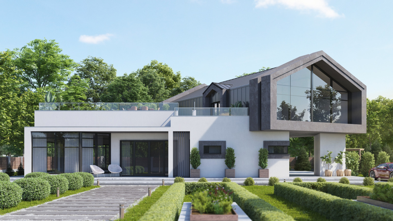 Обложка проекта: Проект индивидуального жилого дома 006