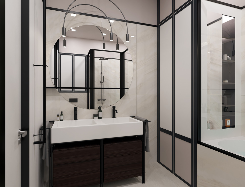 Обложка проекта: Однокомнатная квартира в стиле лофт с элементами классического стиля