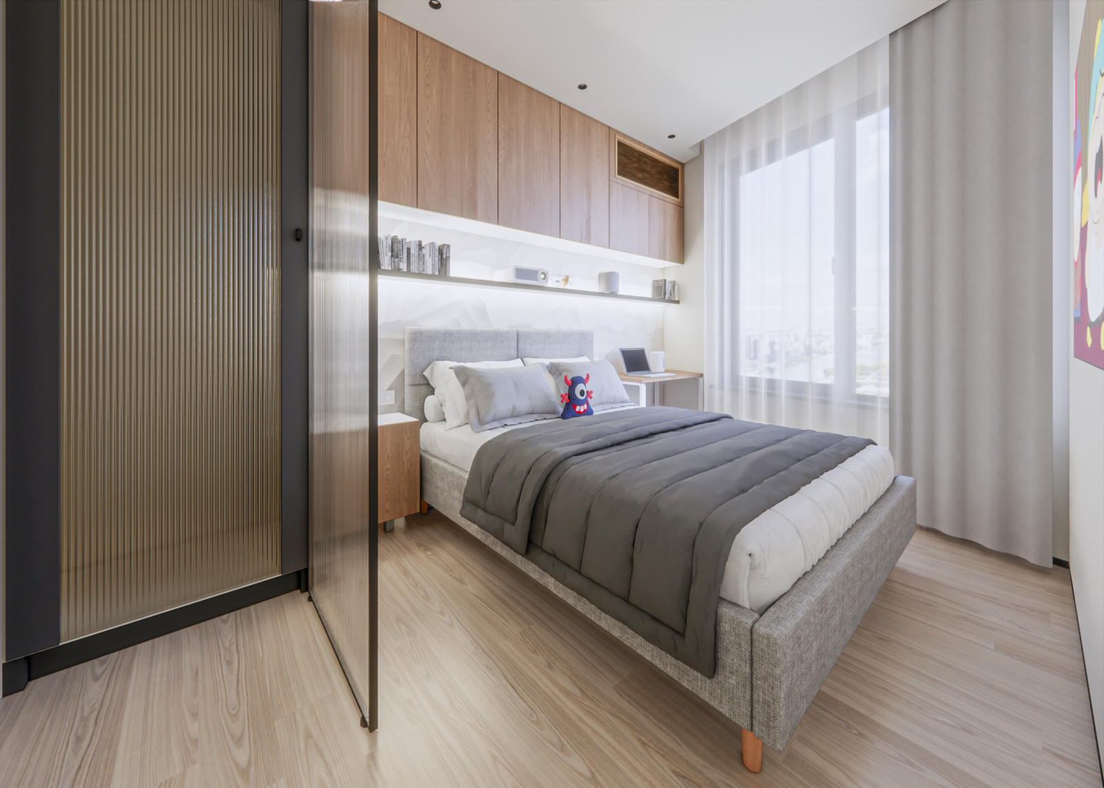 Обложка проекта: 1К квартира в ЖК LEVEL Нагатинская. Москва 2024