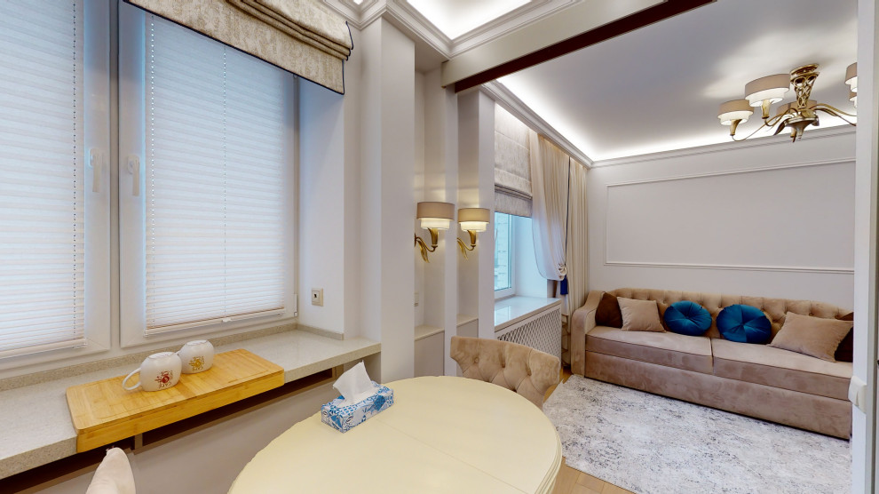 Квартира с  современным ремонтом в классическом стиле