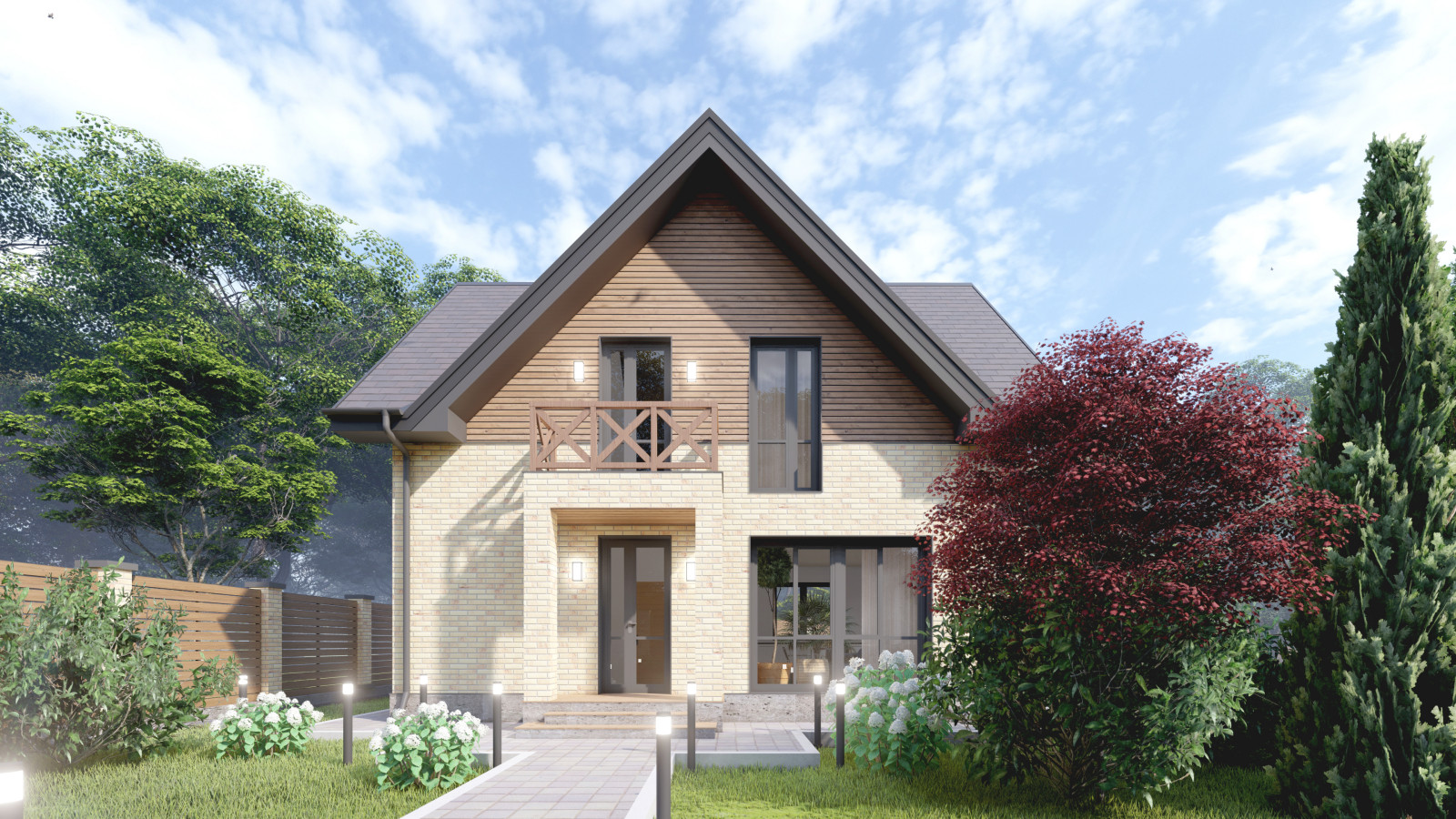 Комплексный проект дома и участка в Чертовицах