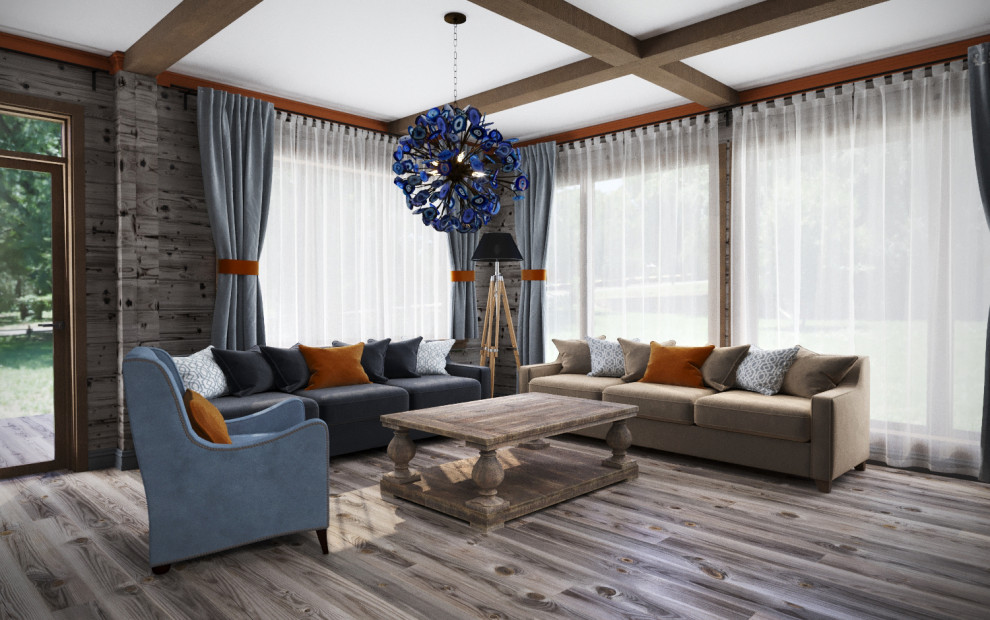 Обложка проекта: Дом из бруса в Подмосковье