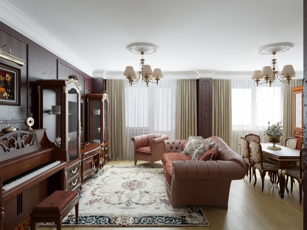 Обложка проекта: Трёхкомнатная квартира в ЖК "Александровском".