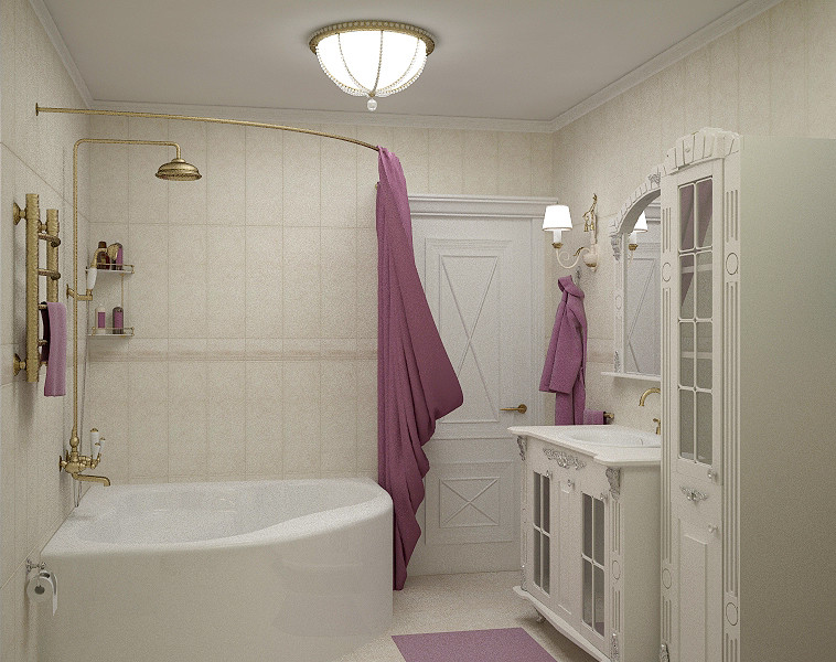 Квартира в современном классическом стиле.