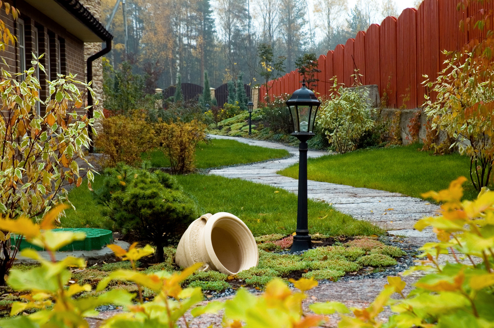 сад в английском стиле