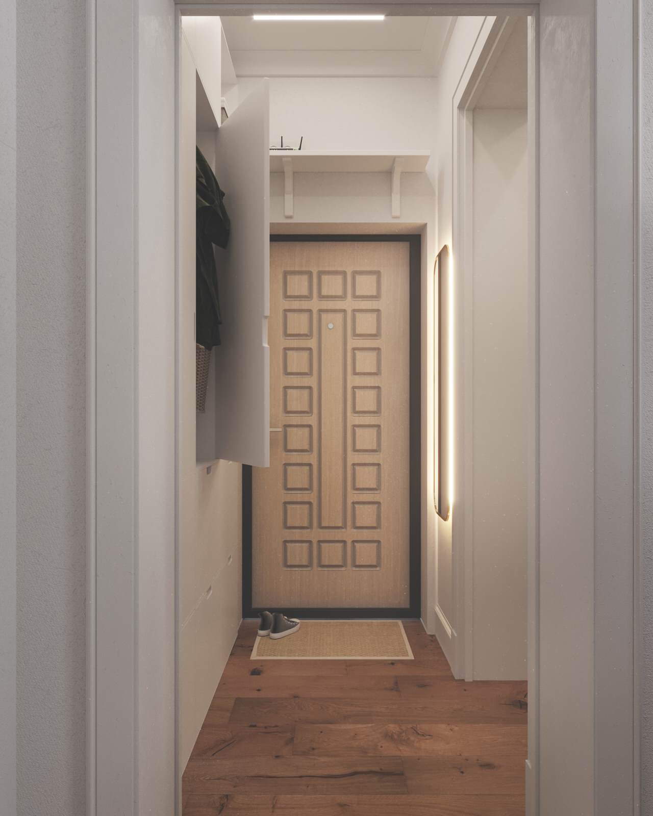 Концепция двухкомнатной квартиры