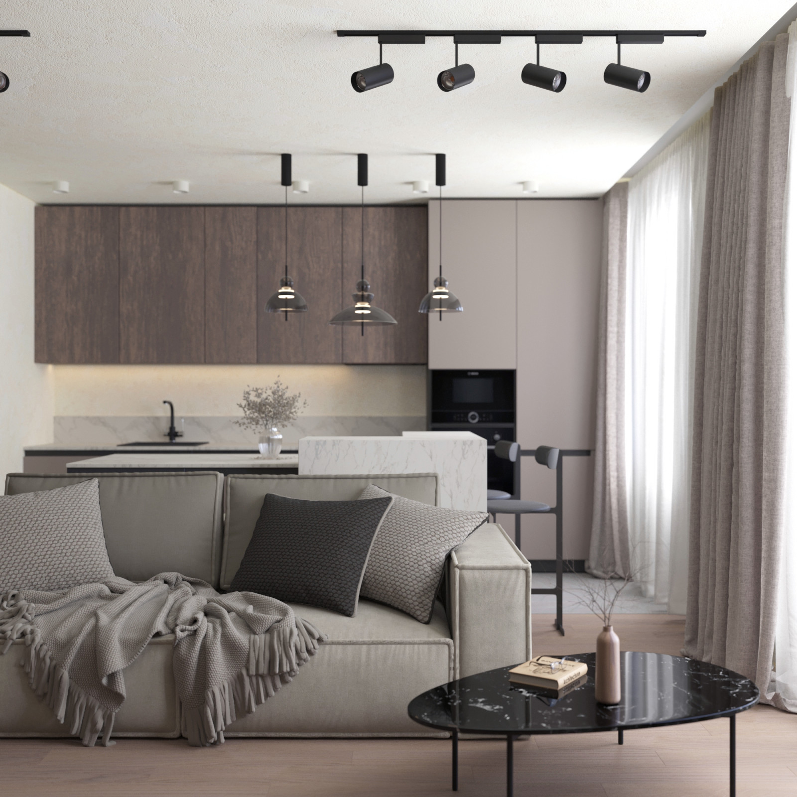 Квартира для молодой девушки с активной жизненной позицией.